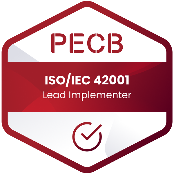 Certyfikat PECB ISO/IEC 42001 Lead Implementer